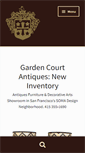 Mobile Screenshot of gardencourtantiques.com